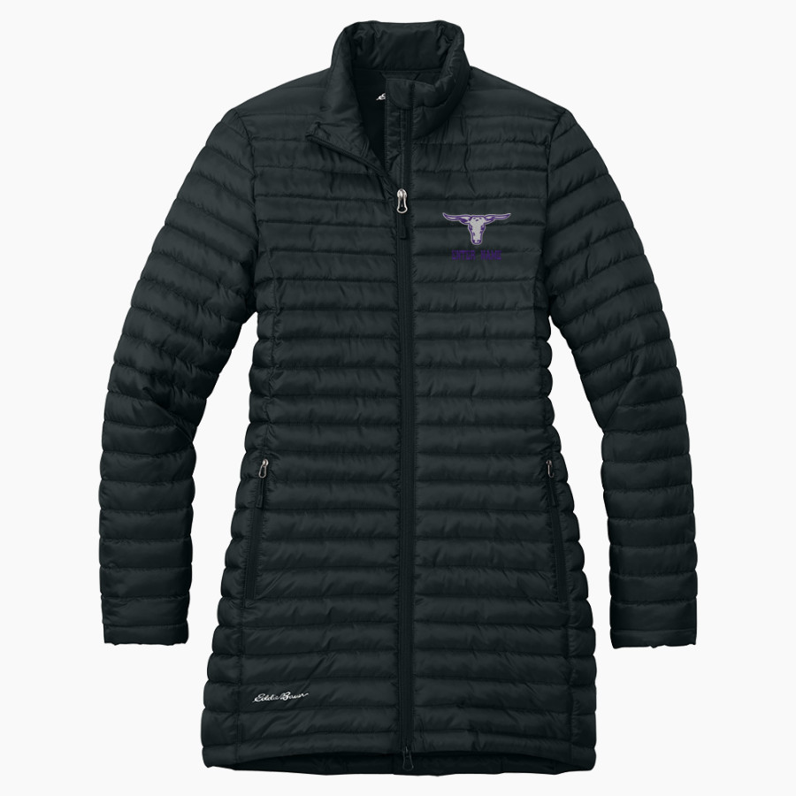FORSYTH HIGH SCHOOL DOGIES Eddie Bauer Women's Packable Quilted Full-Zip Jacket
