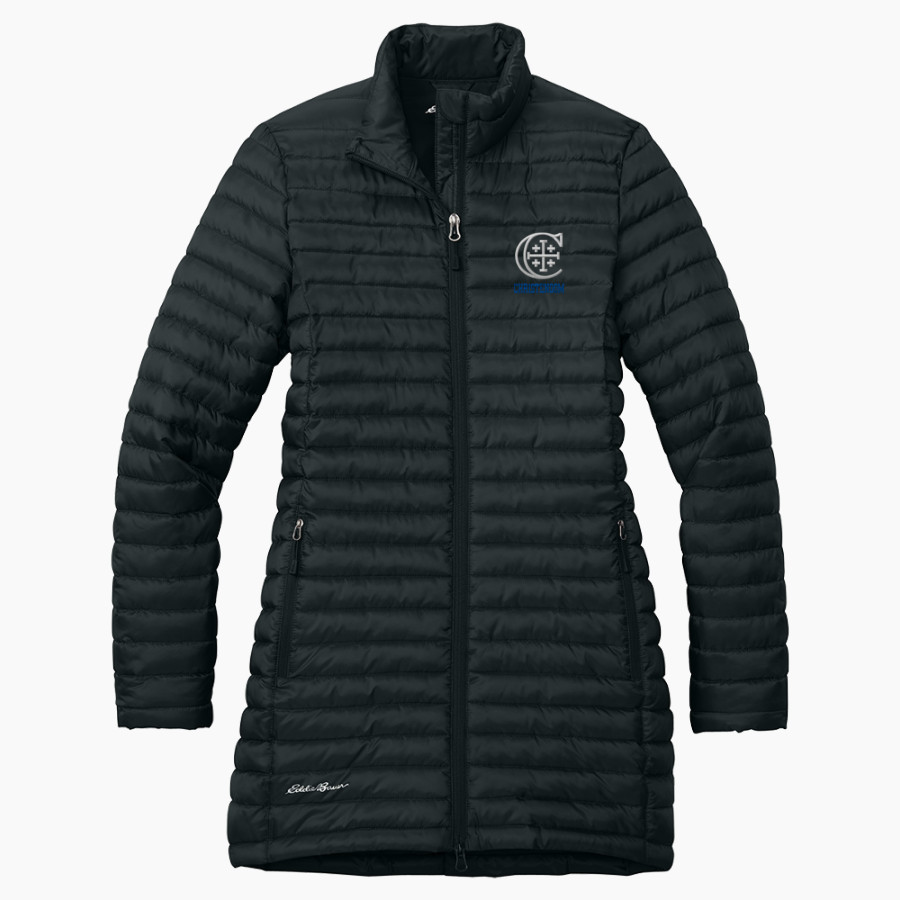 Christendom College Online Store <span class="pdp-name-mascot">Christendom College Crusaders</span> Eddie Bauer Women's Packable Quilted Full-Zip Jacket