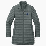 Brandeis Judges Online Store <span class="pdp-name-mascot">Brandeis Judges</span> Eddie Bauer Women's Packable Quilted Full-Zip Jacket Front Thumbnail