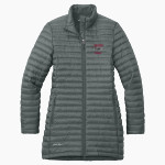 North Central Jets Eddie Bauer Women's Packable Quilted Full-Zip Jacket Front Thumbnail
