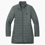 Notre Dame Academy Rebels official sideline store Eddie Bauer Women's Packable Quilted Full-Zip Jacket Front Thumbnail