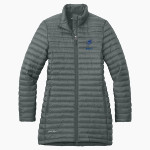 Junction City Blue Jays Eddie Bauer Women's Packable Quilted Full-Zip Jacket Front Thumbnail