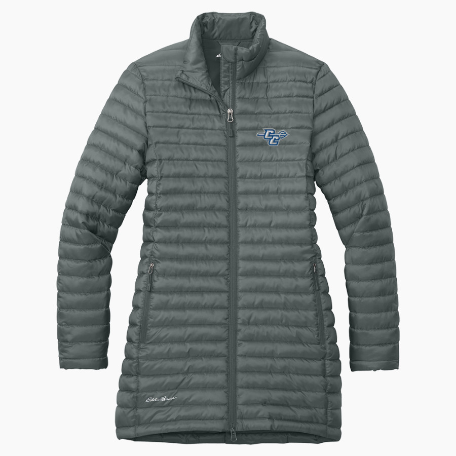 CCSU Blue Devils Eddie Bauer Women's Packable Quilted Full-Zip Jacket