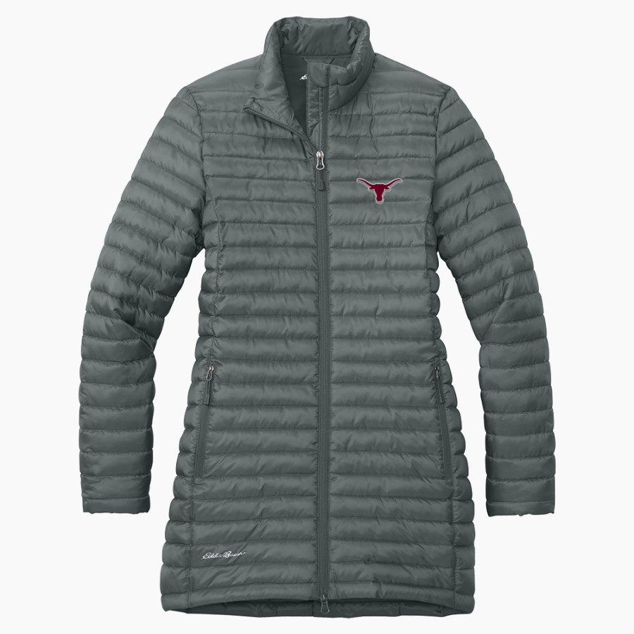 LOCKNEY HIGH SCHOOL LONGHORNS Eddie Bauer Women's Packable Quilted Full-Zip Jacket