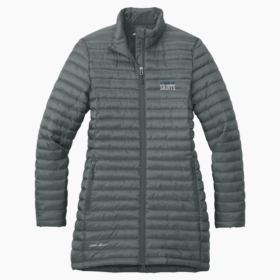 ST BERNARD PREP SAINTS <span class="pdp-name-mascot">ST BERNARD PREP SAINTS</span> Eddie Bauer Women's Packable Quilted Full-Zip Jacket
