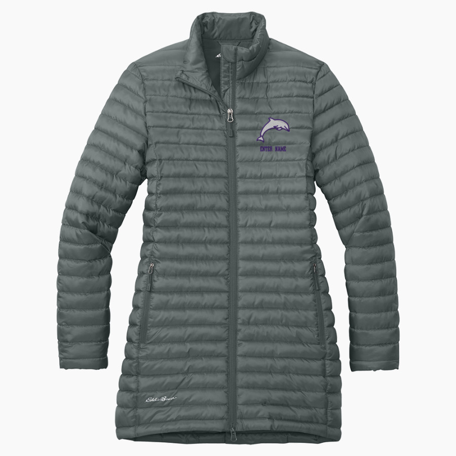 Bergman Dolphins Eddie Bauer Women's Packable Quilted Full-Zip Jacket