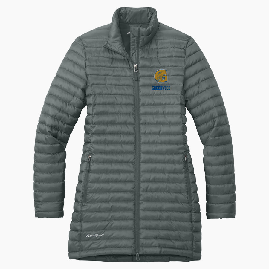 GREENWOOD HIGH SCHOOL WILDCATS <span class="pdp-name-mascot">GREENWOOD WILDCATS</span> Eddie Bauer Women's Packable Quilted Full-Zip Jacket