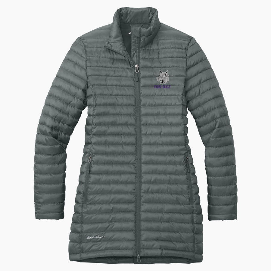 HYDRO-EAKLY HIGH SCHOOL BOBCATS Eddie Bauer Women's Packable Quilted Full-Zip Jacket