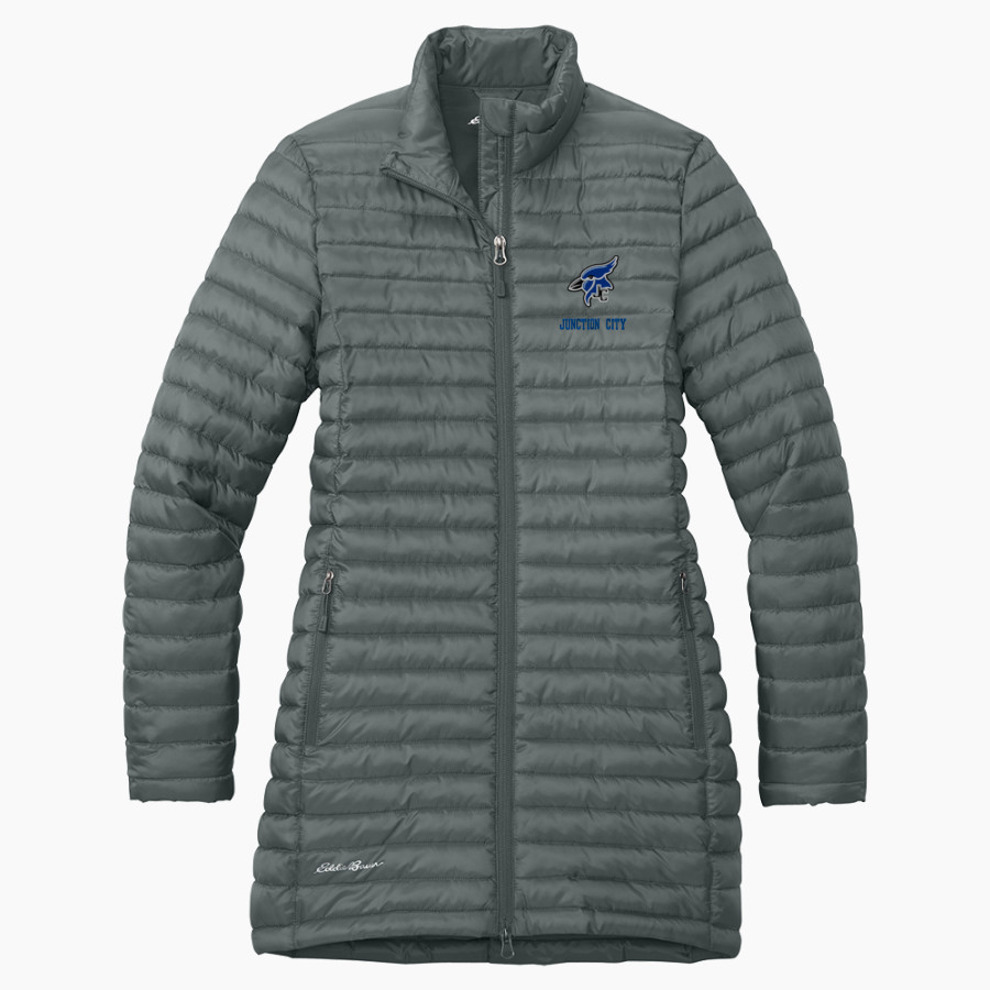 Junction City Blue Jays Eddie Bauer Women's Packable Quilted Full-Zip Jacket