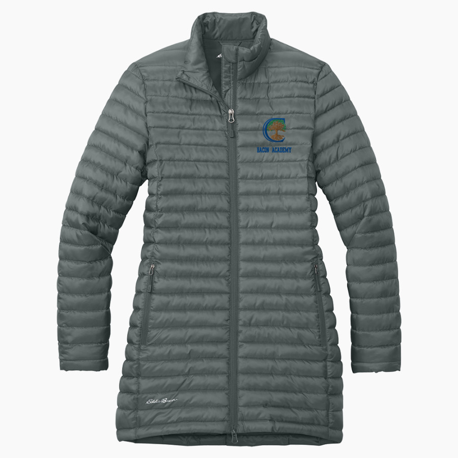 BACON ACADEMY BOBCATS Eddie Bauer Women's Packable Quilted Full-Zip Jacket
