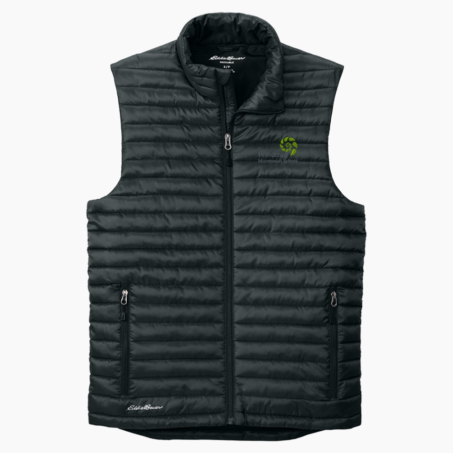 Princeton Montessori School <span class="pdp-name-mascot">Princeton Montessori Deer</span> Eddie Bauer Men's Packable Quilted Vest