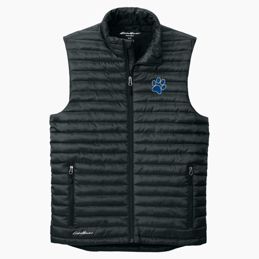 Crow Tigers <span class="pdp-name-mascot">Crow Middle School Tigers</span> Eddie Bauer Men's Packable Quilted Vest