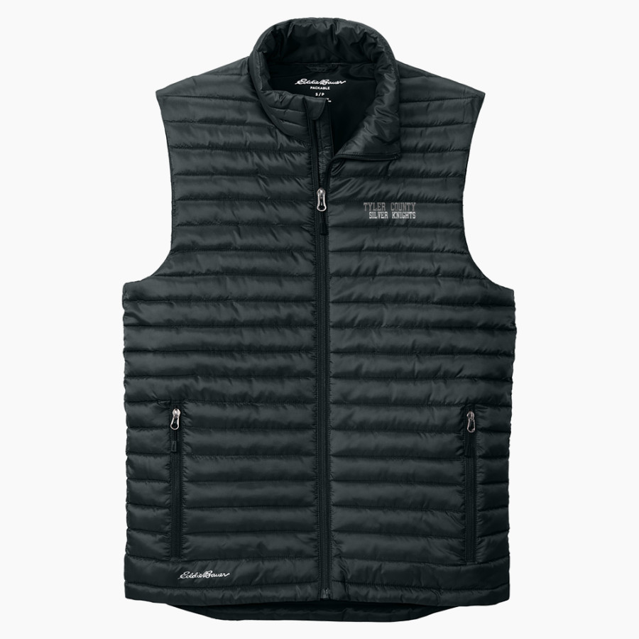 Tyler County Silver Knights <span class="pdp-name-mascot">Tyler County Silver Knights</span> Eddie Bauer Men's Packable Quilted Vest