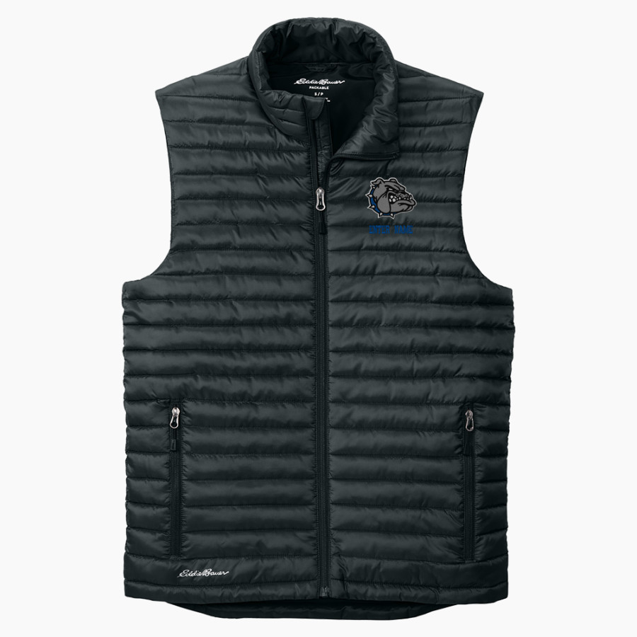 Drummond Bulldogs Eddie Bauer Men's Packable Quilted Vest