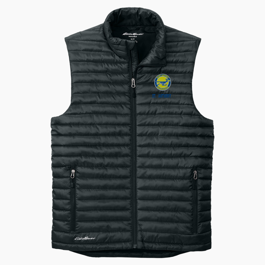 St. Anthony School Eddie Bauer Men's Packable Quilted Vest