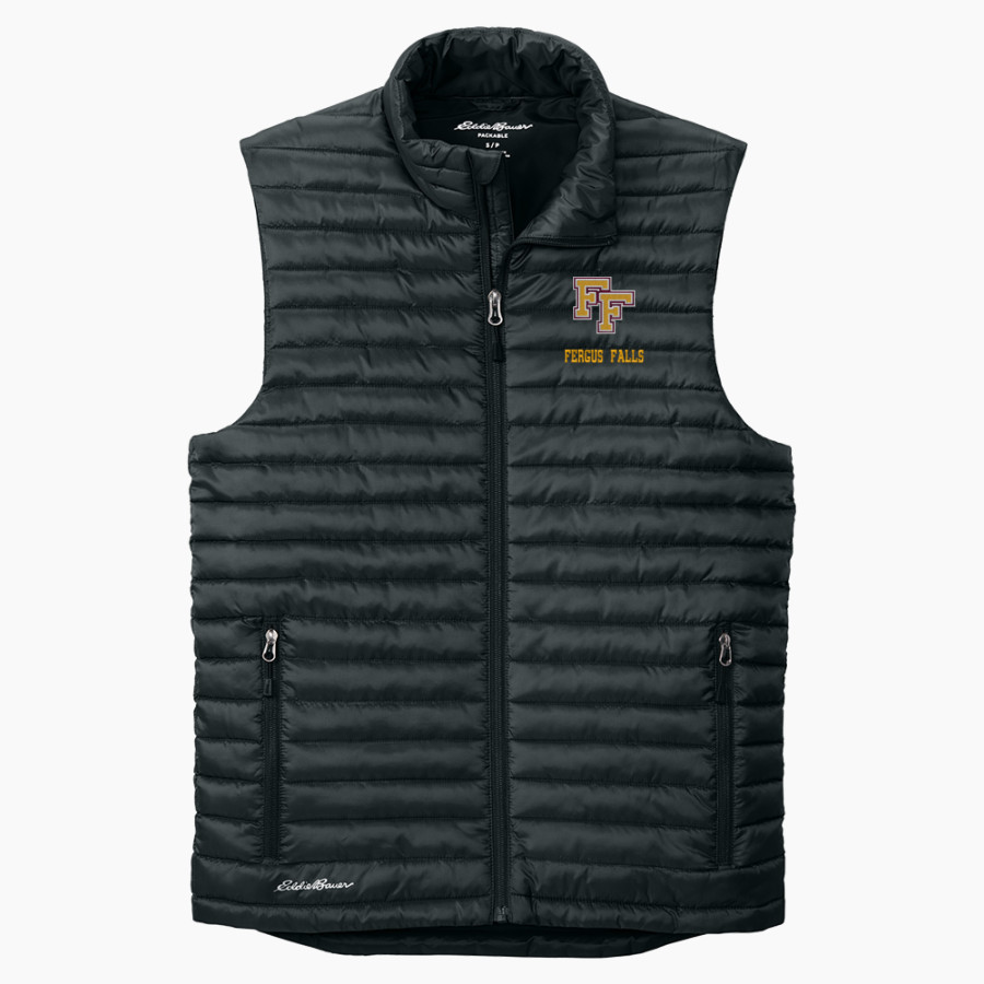 Fergus Falls Otters <span class="pdp-name-mascot">Fergus Falls High School Otters</span> Eddie Bauer Men's Packable Quilted Vest