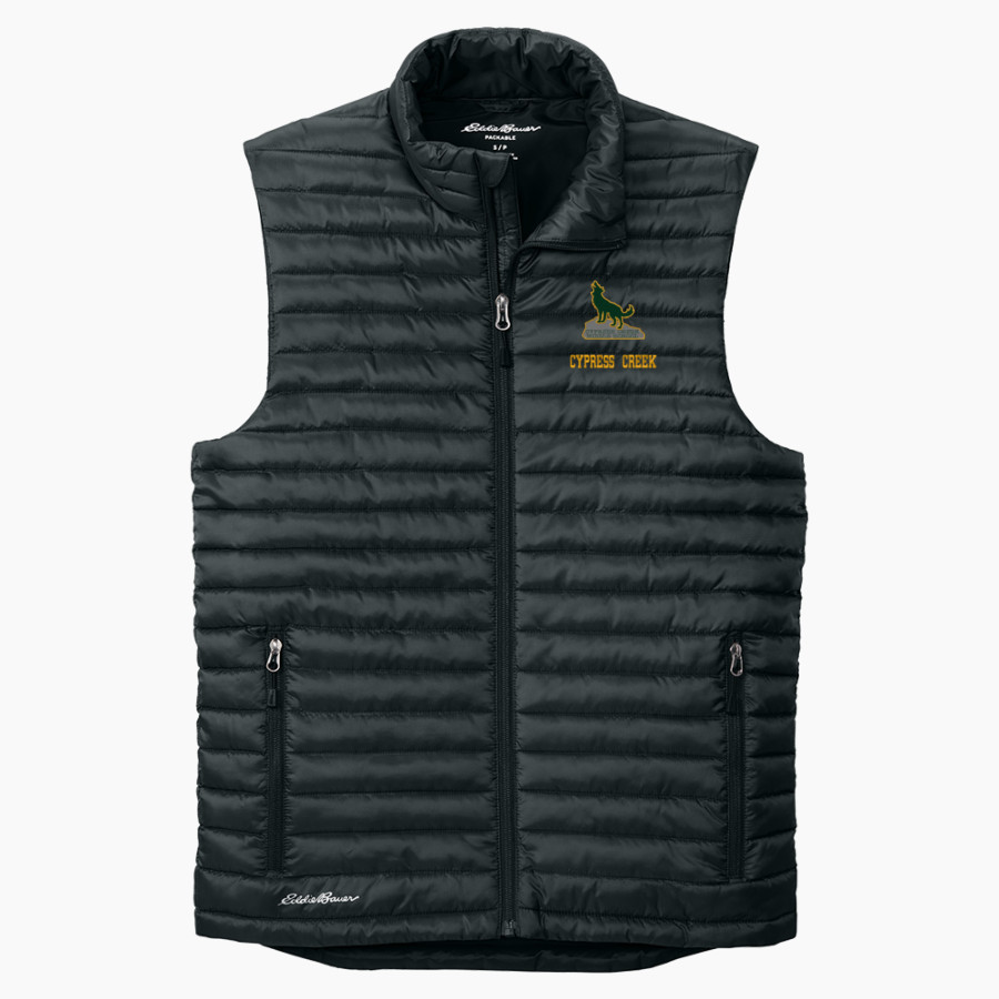 Cypress Creek Coyotes Eddie Bauer Men's Packable Quilted Vest
