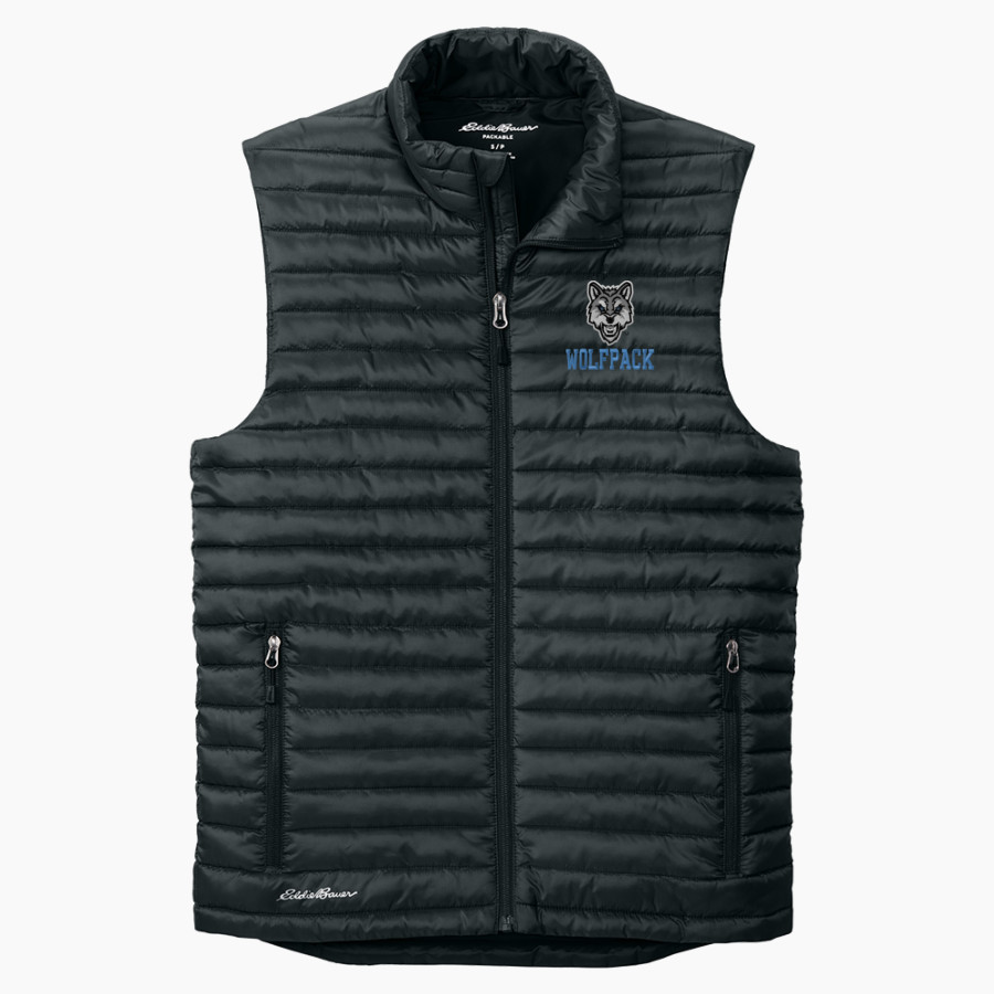 Wilkes-barre Area Wolfpack Eddie Bauer Men's Packable Quilted Vest