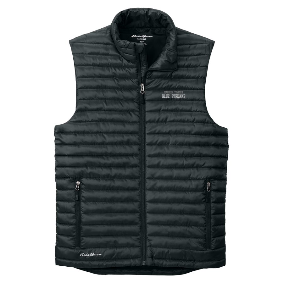 MANHEIM TOWNSHIP HIGH SCHOOL BLUE STREAKS <span class="pdp-name-mascot">MANHEIM TOWNSHIP BLUE STREAKS</span> Eddie Bauer Men's Packable Quilted Vest