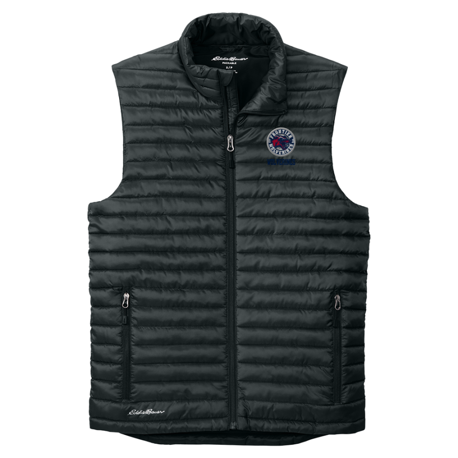 Frontier Academy Wolverines <span class="pdp-name-mascot">Frontier Academy Wolverines</span> Eddie Bauer Men's Packable Quilted Vest
