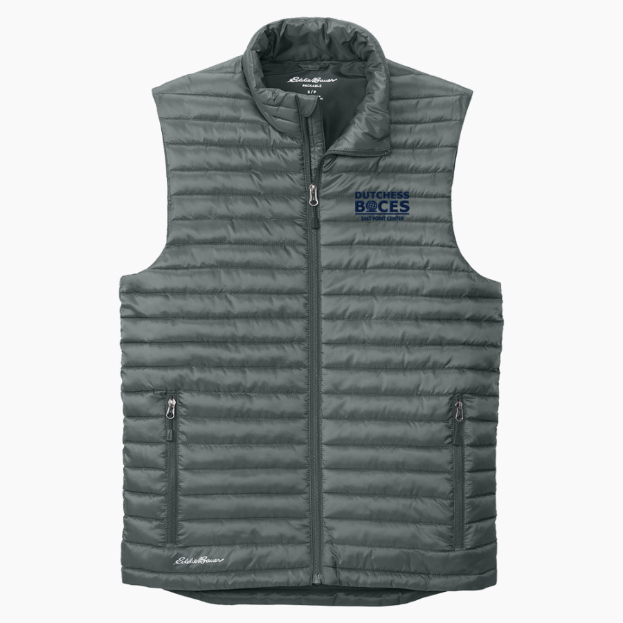 Dutchess BOCES <span class="pdp-name-mascot">Dutchess County BOCES</span> Eddie Bauer Men's Packable Quilted Vest