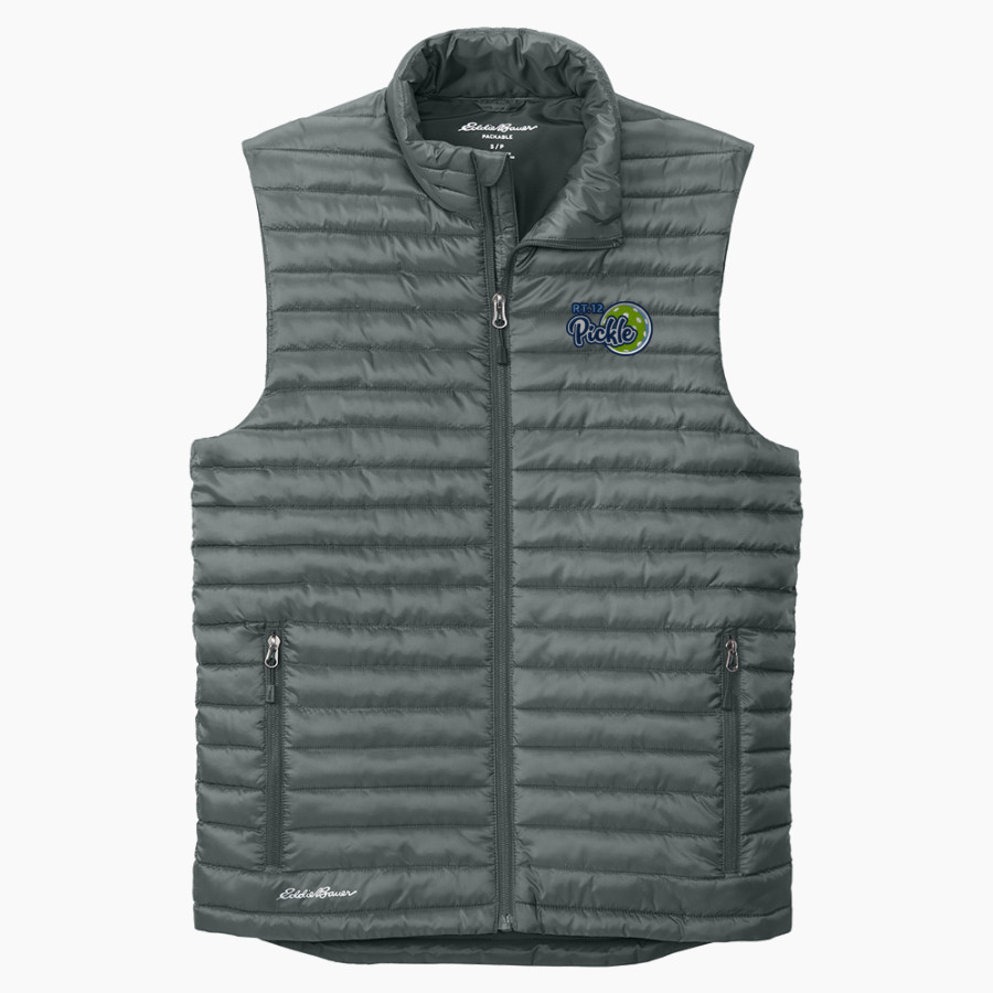 Rt. 12 Pickle Rt. 12 Pickle <span class="pdp-name-mascot">Rt. 12 Pickle</span> Eddie Bauer Men's Packable Quilted Vest