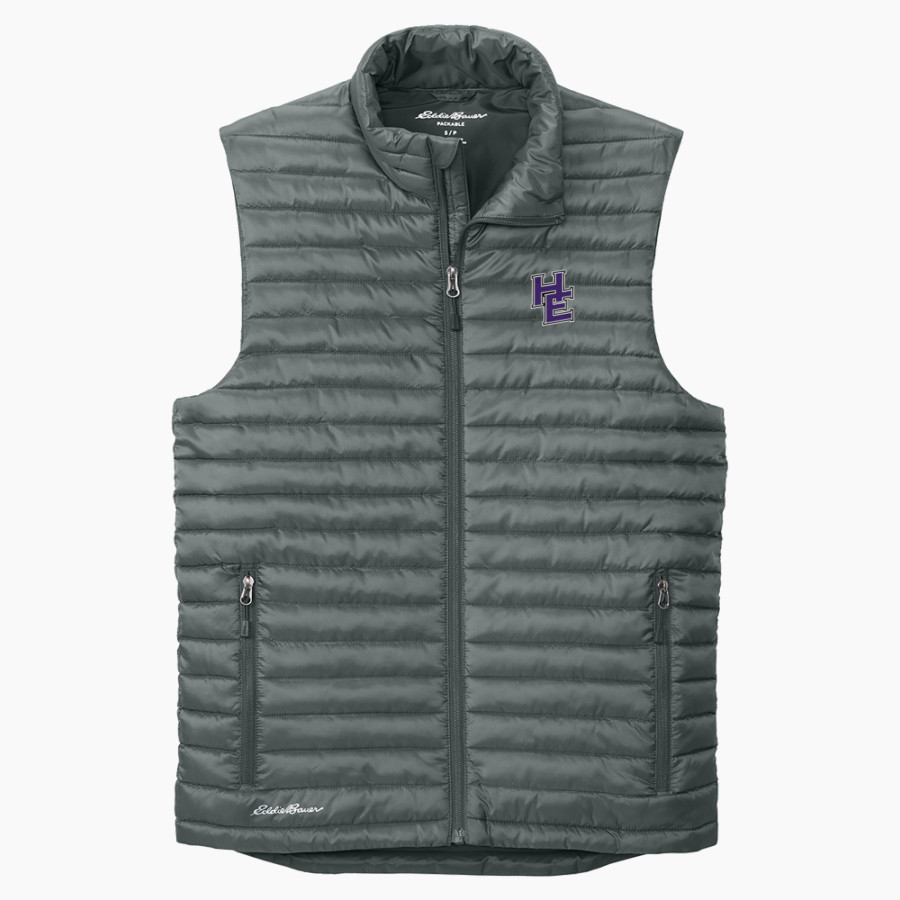 HYDRO-EAKLY HIGH SCHOOL BOBCATS Eddie Bauer Men's Packable Quilted Vest