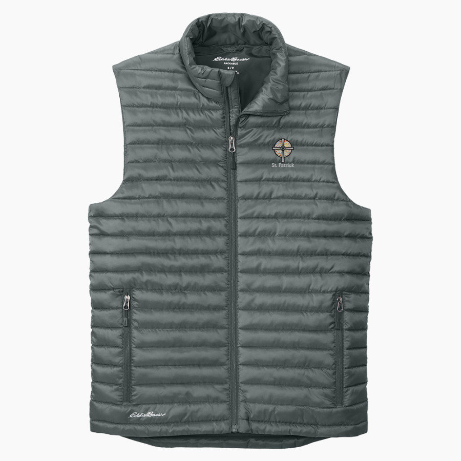 St. Patrick of Heatherdowns Irish <span class="pdp-name-mascot">St. Patrick of Heatherdowns Irish</span> Eddie Bauer Men's Packable Quilted Vest