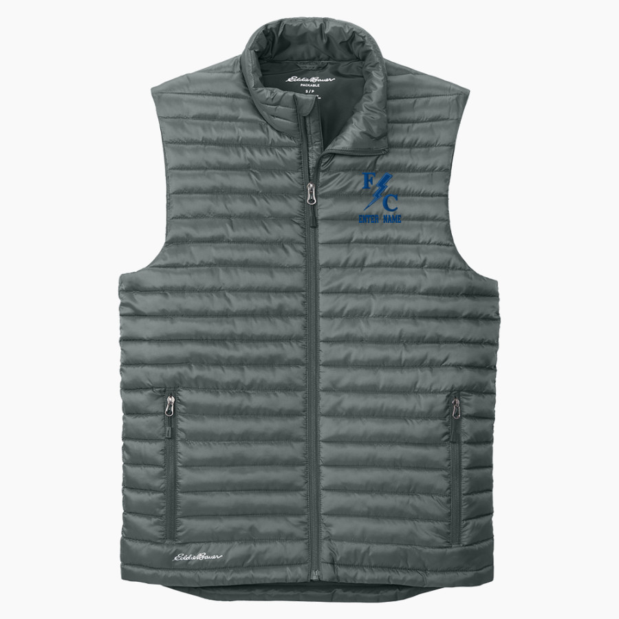 Franklin Central Flashes <span class="pdp-name-mascot">Franklin Central Junior High Flashes</span> Eddie Bauer Men's Packable Quilted Vest