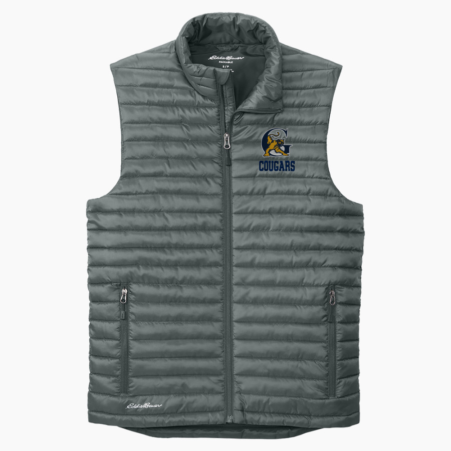 Goldsboro Cougars <span class="pdp-name-mascot">Goldsboro Cougars</span> Eddie Bauer Men's Packable Quilted Vest