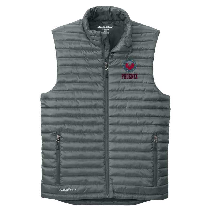 Achievement First University Prep Phoenix <span class="pdp-name-mascot">Achievement First University Prep High School Phoenix</span> Eddie Bauer Men's Packable Quilted Vest
