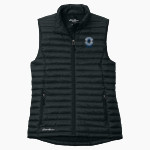 Cleveland Community College Yetis Eddie Bauer Women's Packable Quilted Vest Front Thumbnail