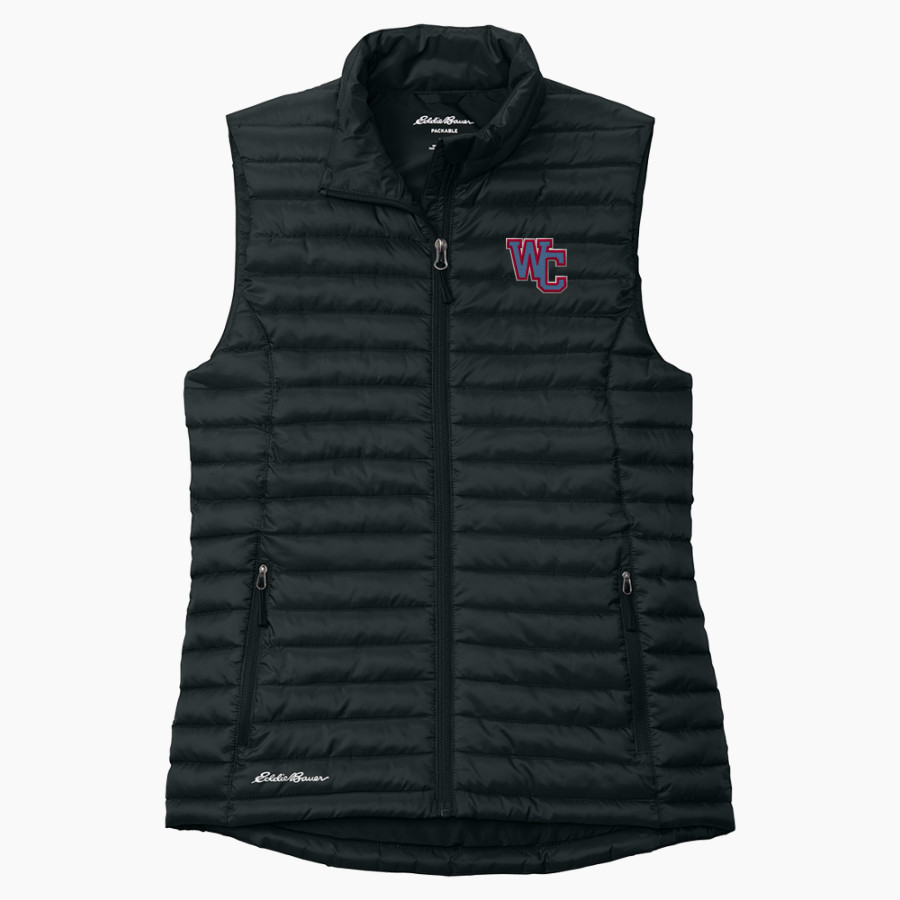 WEBB CITY HIGH SCHOOL CARDINALS Eddie Bauer Women's Packable Quilted Vest