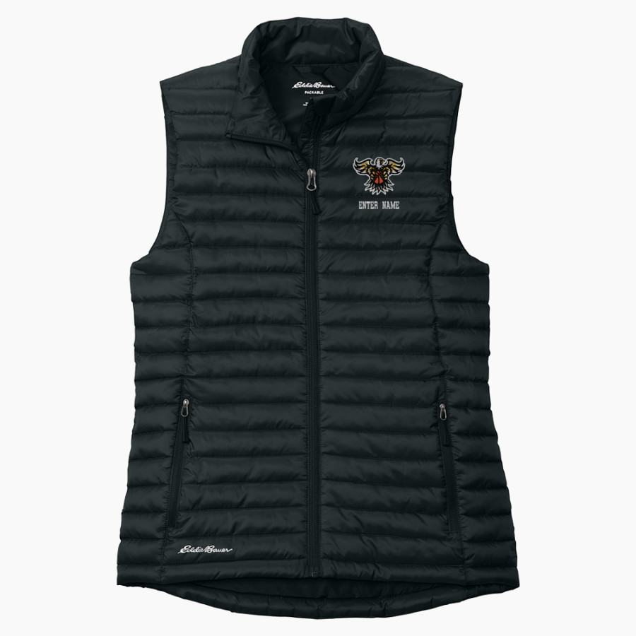 St Matthews Eagles Eddie Bauer Women's Packable Quilted Vest