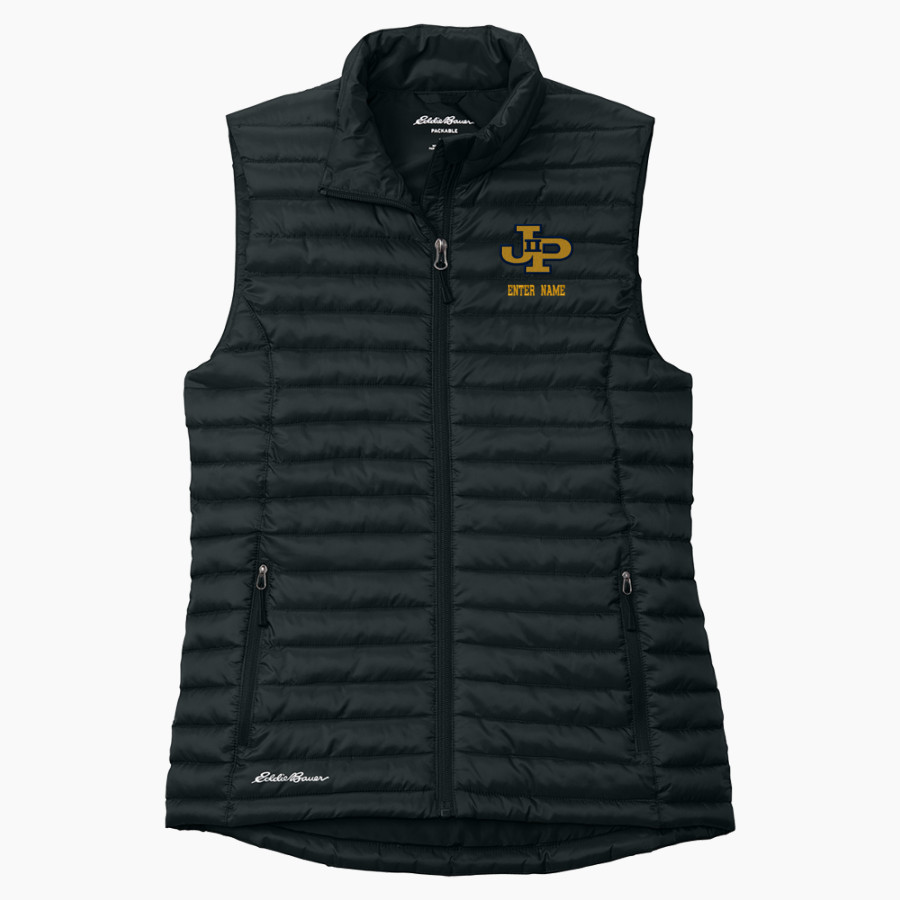 St. JOHN PAUL II CATHOLIC GUARDIANS ONLINE STORE <span class="pdp-name-mascot">JOHN PAUL II GUARDIANS</span> Eddie Bauer Women's Packable Quilted Vest