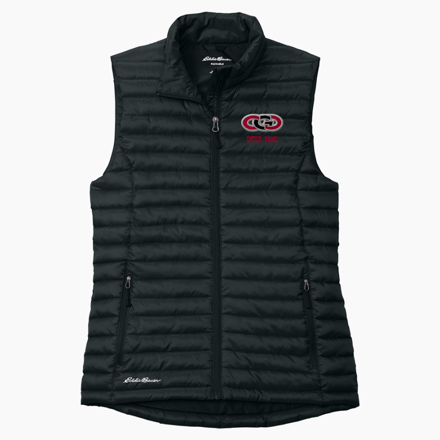 CLARION-GOLDFIELD-DOWS HIGH SCHOOL COWBOYS <span class="pdp-name-mascot">CLARION - GOLDFIELD COWBOYS</span> Eddie Bauer Women's Packable Quilted Vest