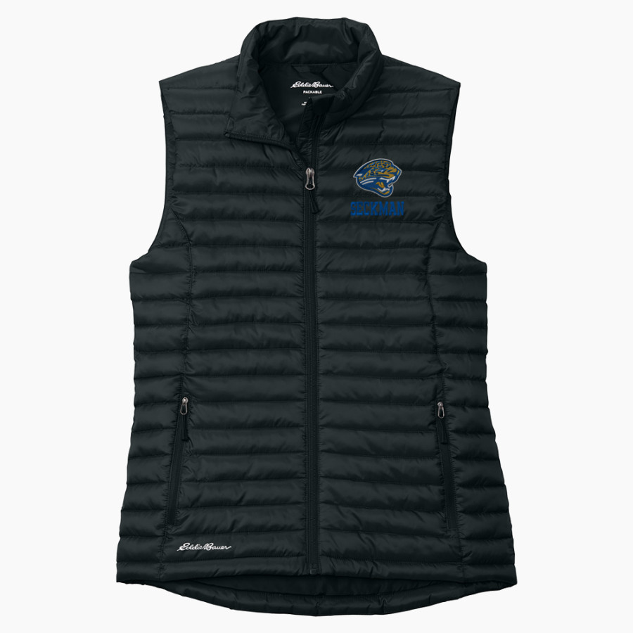 SECKMAN JAGUARS SIDELINE STORE Eddie Bauer Women's Packable Quilted Vest