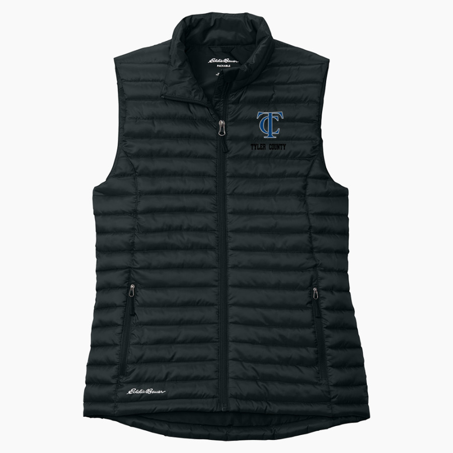 Tyler County Silver Knights <span class="pdp-name-mascot">Tyler County Silver Knights</span> Eddie Bauer Women's Packable Quilted Vest