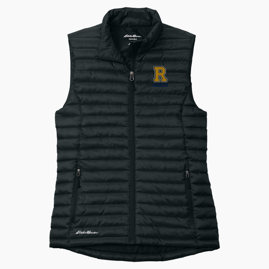 Rochester YellowJackets <span class="pdp-name-mascot">University of Rochester Athletics</span> Eddie Bauer Women's Packable Quilted Vest