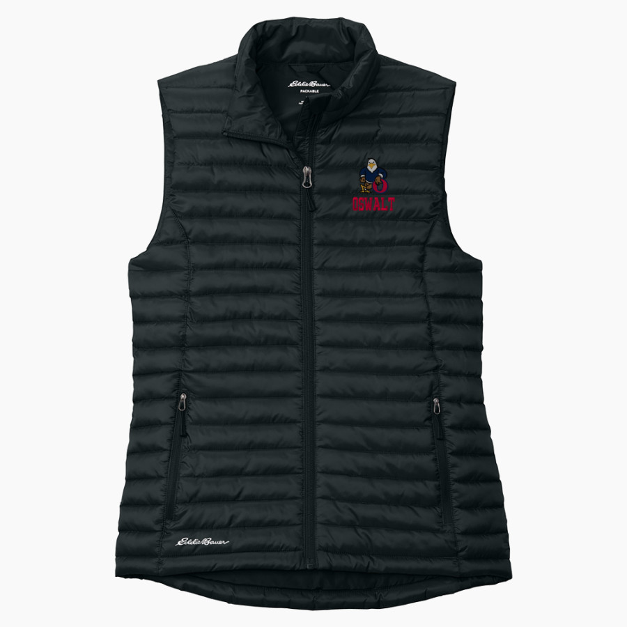 Oswalt Eagles <span class="pdp-name-mascot">Oswalt Academy Eagles</span> Eddie Bauer Women's Packable Quilted Vest