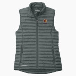 CHARLOTTE HIGH SCHOOL TROJANS Eddie Bauer Women's Packable Quilted Vest Front Thumbnail