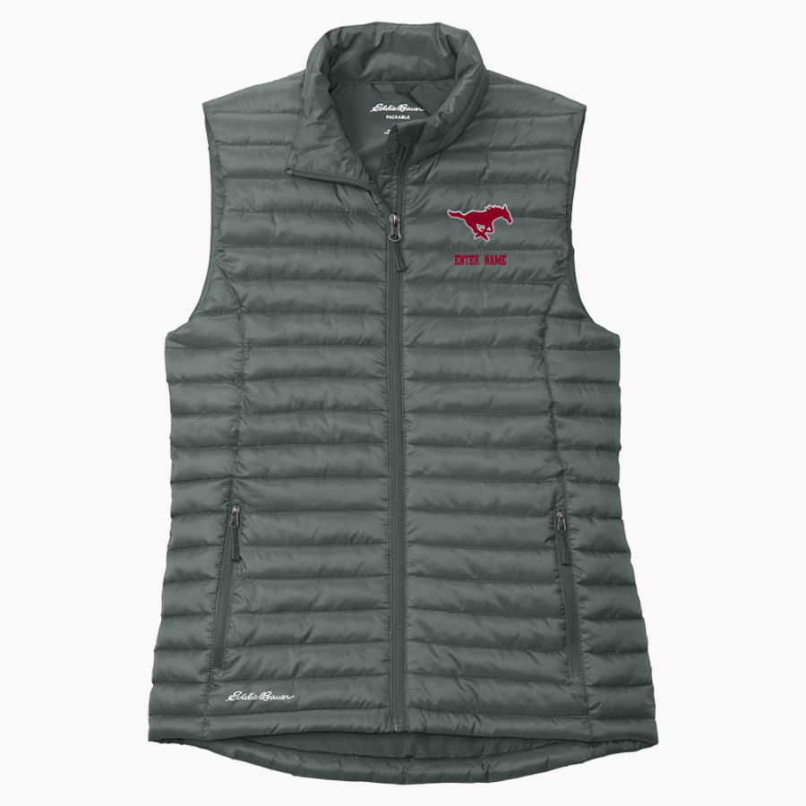 SOUTHWESTERN HEIGHTS HIGH MUSTANGS <span class="pdp-name-mascot">SOUTHWESTERN HEIGHTS HIGH MUSTANGS</span> Eddie Bauer Women's Packable Quilted Vest