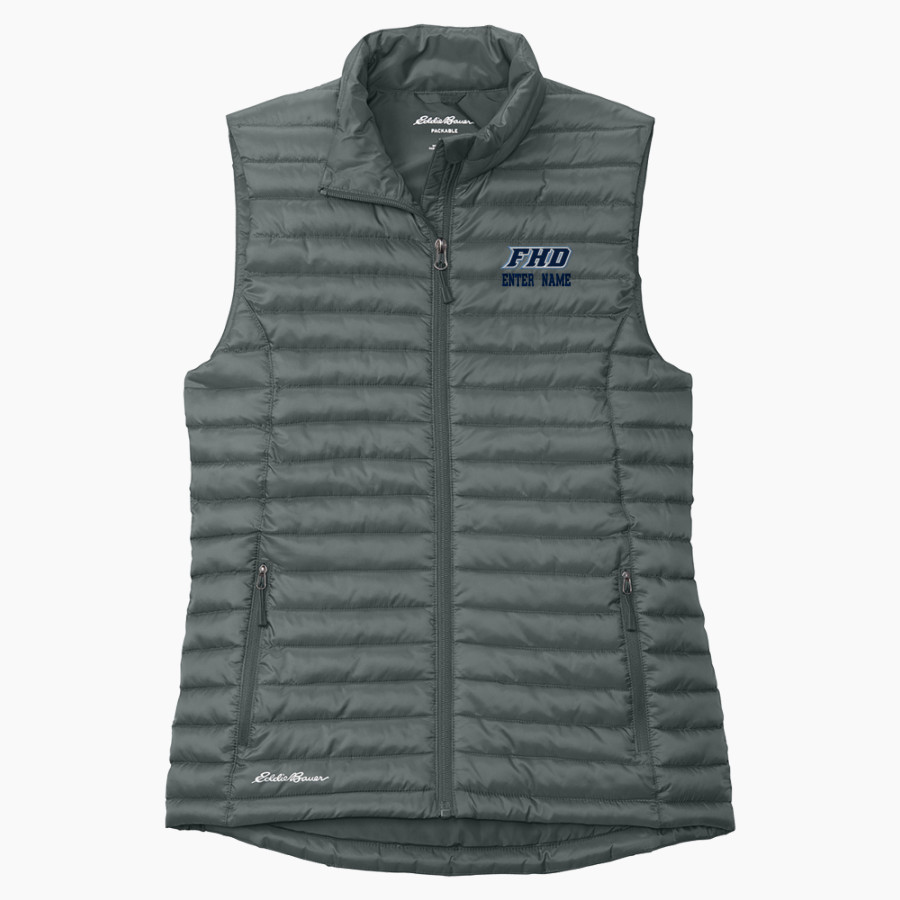 Fair Haven Diamonds Eddie Bauer Women's Packable Quilted Vest