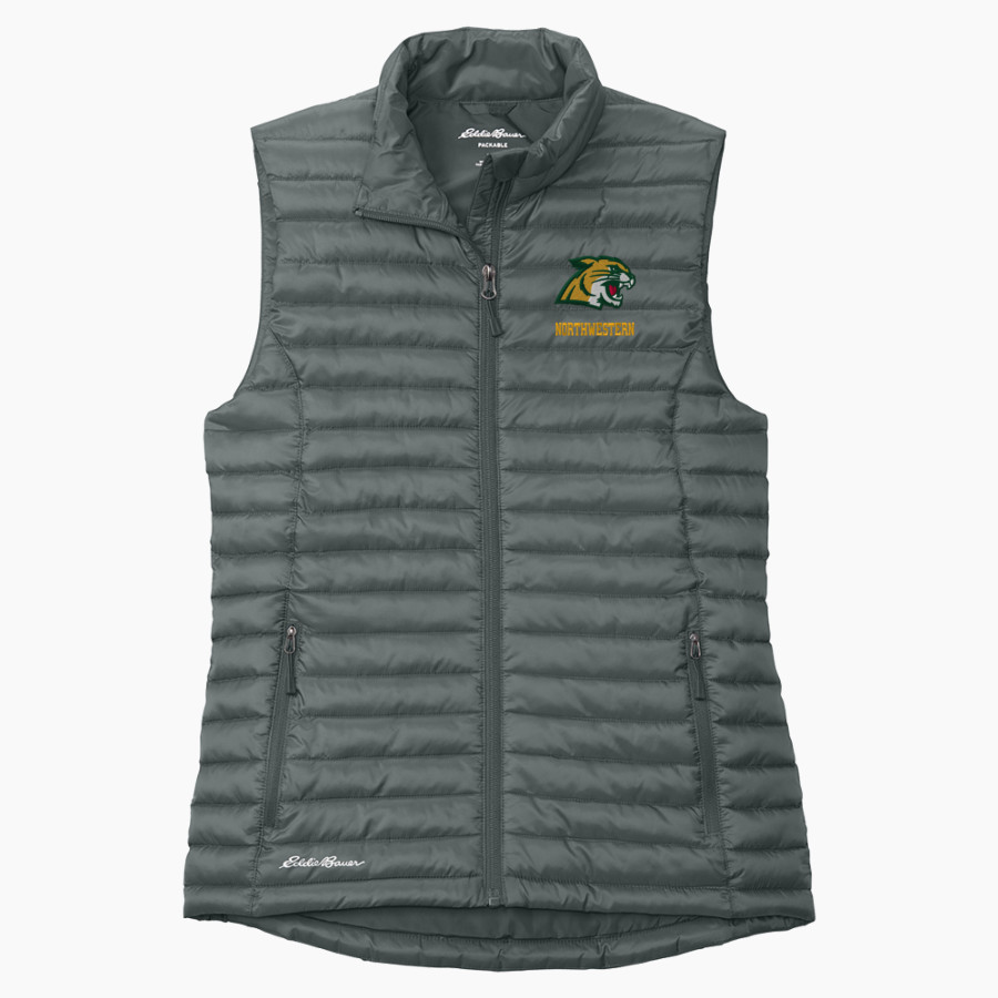 Northwestern Wildcats <span class="pdp-name-mascot">Northwestern High School Wildcats</span> Eddie Bauer Women's Packable Quilted Vest