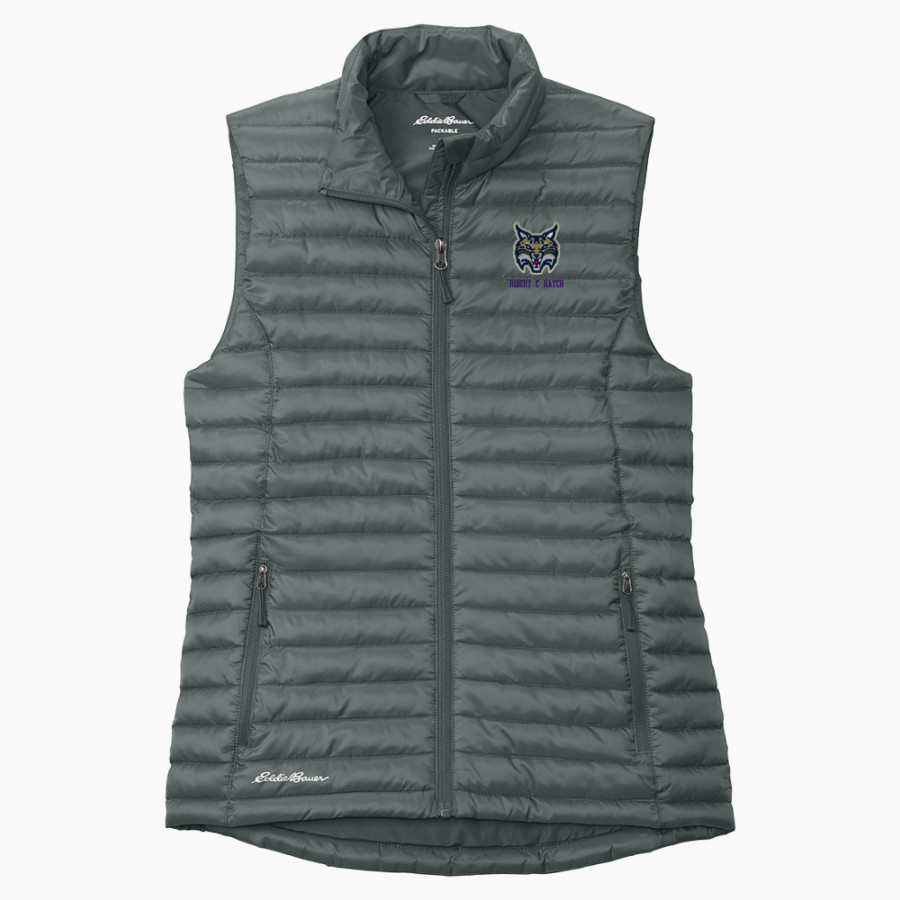 ROBERT C HATCH HIGH SCHOOL BOBCATS <span class="pdp-name-mascot">ROBERT C HATCH BOBCATS</span> Eddie Bauer Women's Packable Quilted Vest