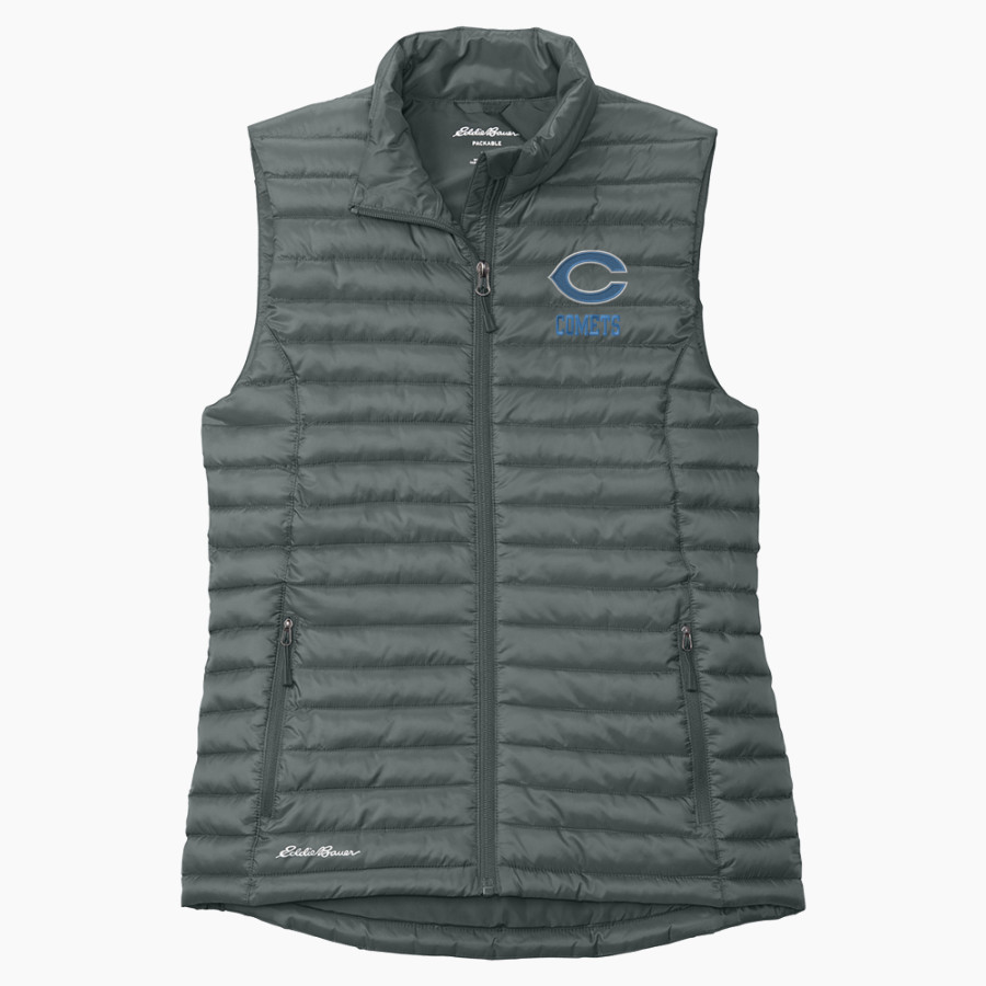 CHANUTE HIGH SCHOOL COMETS Eddie Bauer Women's Packable Quilted Vest