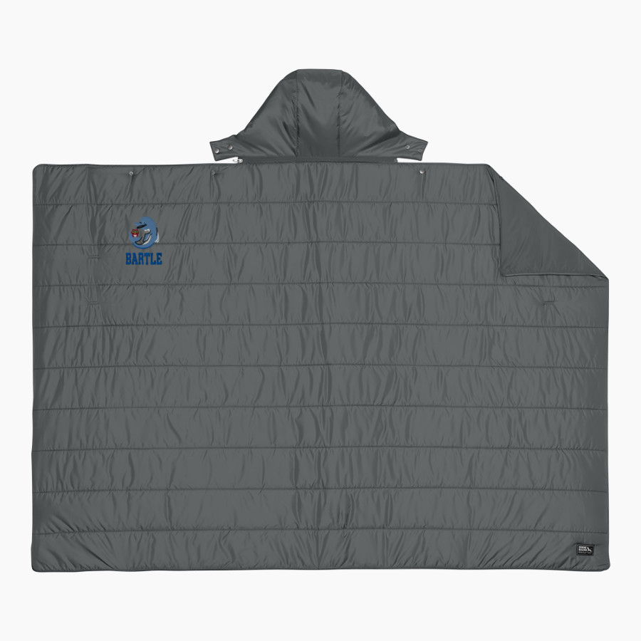 BARTLE Dolphins <span class="pdp-name-mascot">BARTLE ELEMENTARY SCHOOL Dolphins</span> Eddie Bauer Women's Puffy Camp Poncho