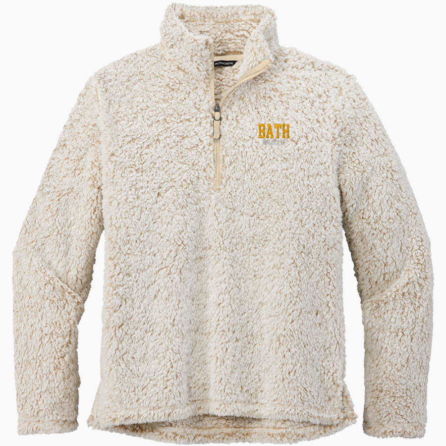 BATH HIGH SCHOOL WILDCATS Port Authority Men's Cozy 1/4-Zip Fleece Pullover