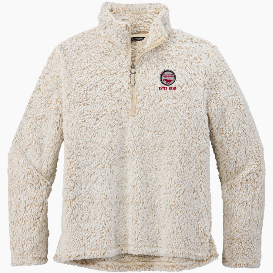 MUNSTER HIGH SCHOOL MUSTANGS <span class="pdp-name-mascot">MUNSTER MUSTANGS</span> Port Authority Men's Cozy 1/4-Zip Fleece Pullover