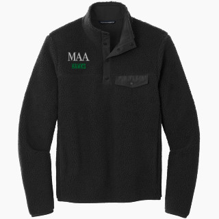 Port Authority Men's Camp Fleece Snap Pullover